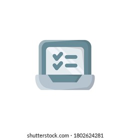 Icono de portátil , Símbolo de tecnología.