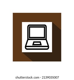 laptop icon, technology icon vector illustration.