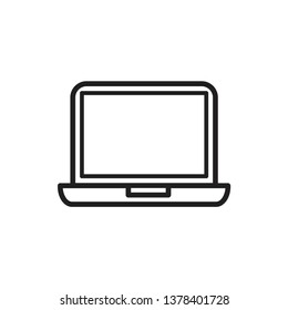 laptop icon template