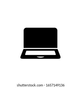 Plantilla de icono de portátil. Ilustración del vector  