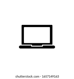 Laptop icon template. Vector illustration  