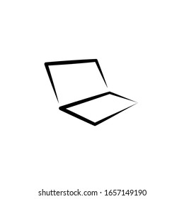Laptop icon template. Vector illustration  