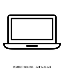 icono de portátil con fondo transparente