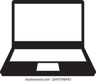 Laptop Icon transparent background. Laptops or notebook computer
