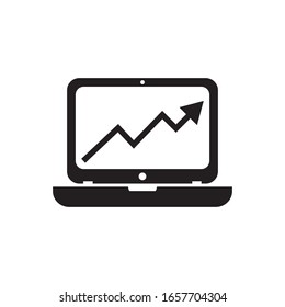 Laptop Icon In Trendy  Design Vector Eps 10