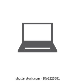 Laptop Icon in trendy flat style isolated on grey background. Computer symbol for your web site design, logo, app, UI. Vector illustration, EPS3.