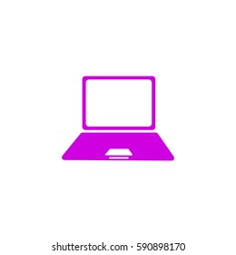 Laptop Icon in trendy flat style isolated. Computer symbol for your web site design, logo, app, UI. Vector illustration, EPS10.