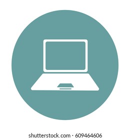 Laptop Icon in trendy flat style isolated. Computer symbol for your web site design, logo, app, UI. Vector illustration, EPS10.