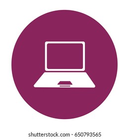 Laptop Icon in trendy flat style isolated. Computer symbol for your web site design, logo, app, UI. Vector illustration, EPS10.