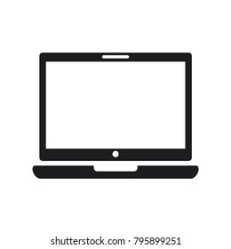 laptop icon in trendy flat style, laptop vector icon 