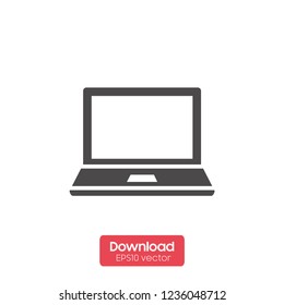 Laptop icon vector