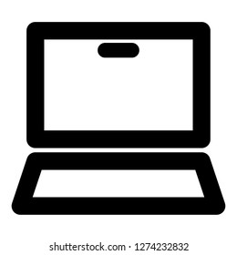 laptop icon vector