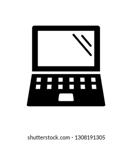 Laptop icon vector