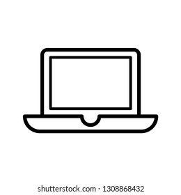 Laptop icon vector