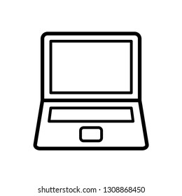Laptop icon vector