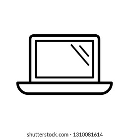 Laptop icon vector