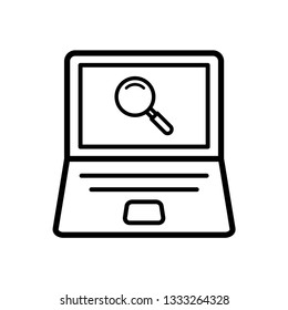 Laptop icon vector