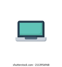 a laptop icon, laptop icon vector. 