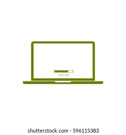 Laptop Icon Vector.