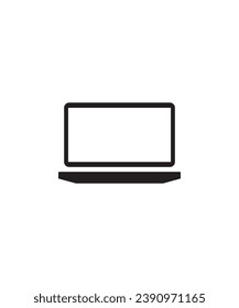 laptop icon, vector best flat icon.