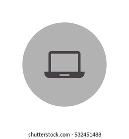 laptop icon vector, can be used for web and mobile design