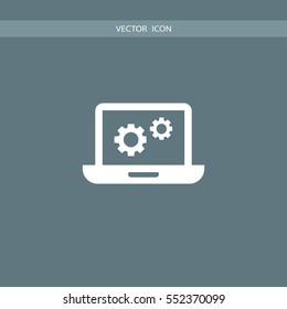 laptop icon vector, can be used for web and mobile design.