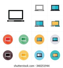 Laptop Icon vector design
