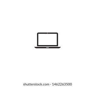 laptop icon. vector design element logo template