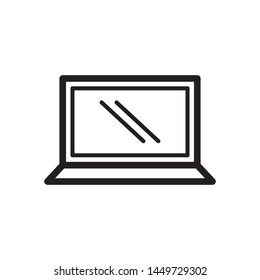 laptop icon vector design template