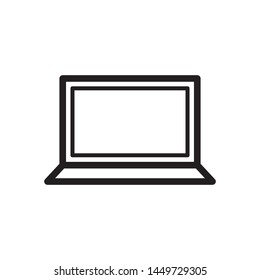 laptop icon vector design template