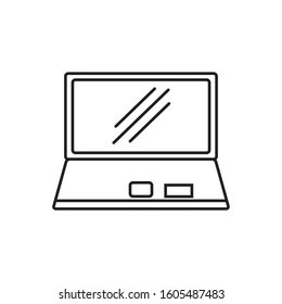 Laptop icon vector design template