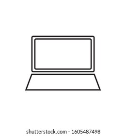 Laptop icon vector design template