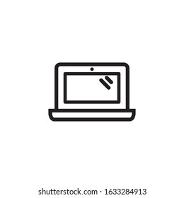 Laptop icon vector design template