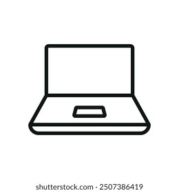 Laptop icon vector design templates simple and modern concept graphic
