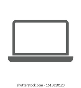 Laptop icon vector , device icon