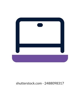 laptop icon. vector dual tone icon for your website, mobile, presentation, and logo design.