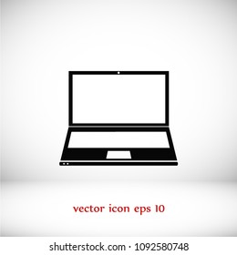 laptop iconVector EPS 10 illustration style
