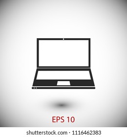 laptop iconVector EPS 10 illustration style