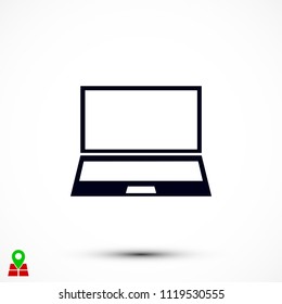 laptop iconVector EPS 10 illustration style