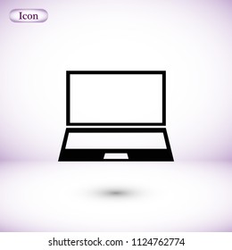 laptop iconVector EPS 10 illustration style