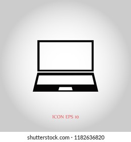 laptop icon, Vector EPS 10 illustration style