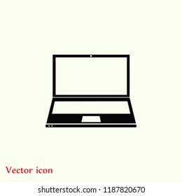 laptop iconVector EPS 10 illustration style