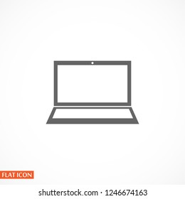 laptop icon, Vector  Eps 10