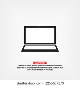 laptop icon, Vector  Eps 10