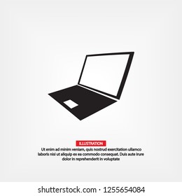 laptop icon, Vector  Eps 10