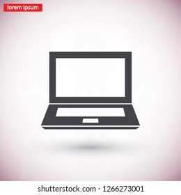 laptop icon, Vector  Eps 10
