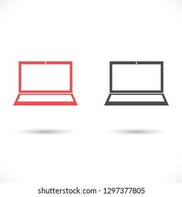 laptop icon, Vector  Eps 10