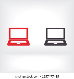 laptop icon, Vector  Eps 10