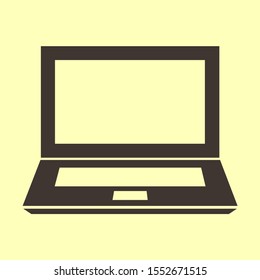 laptop icon, Vector Eps 10 . Lorem Ipsum Flat Design
