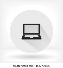laptop icon, Vector Eps 10 . Lorem Ipsum Flat Design